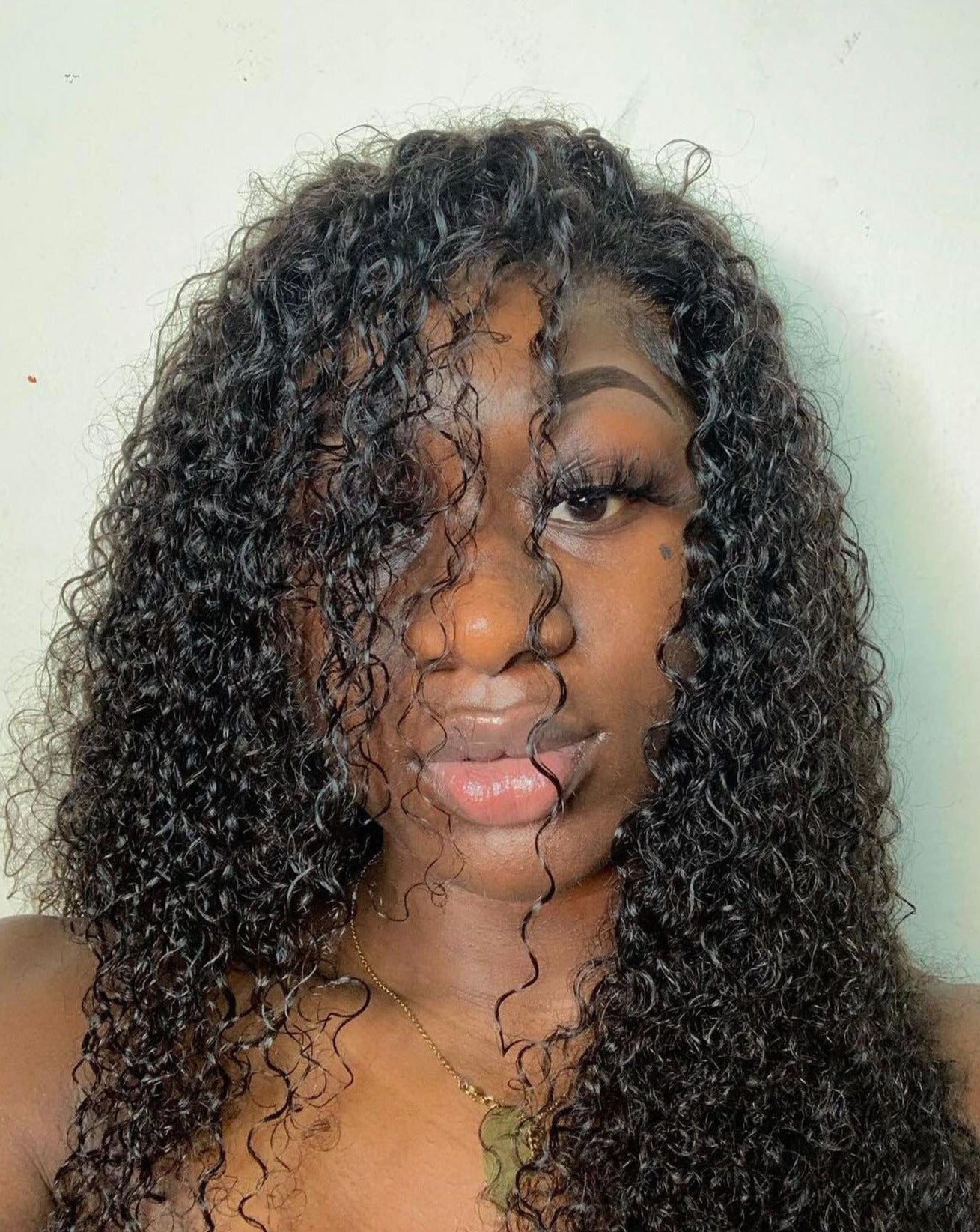 Curly Textured Lace Frontal Wig