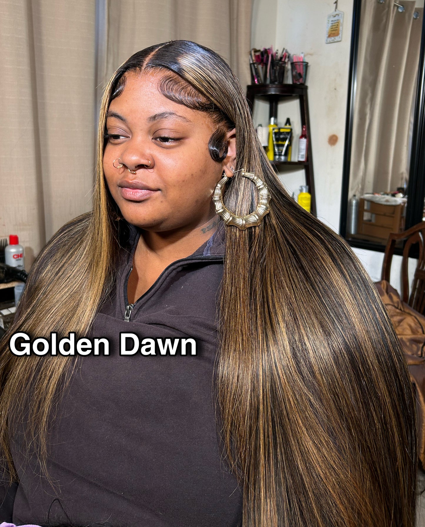 Golden Dawn 13x4 Seamless Transparent Lace Frontal
