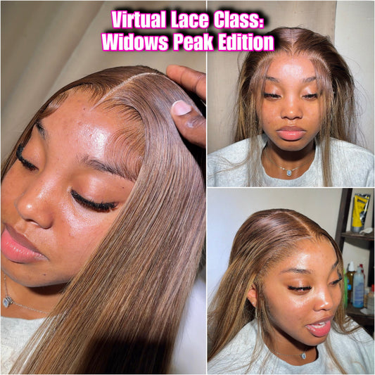 Full Virtual Lace Class: Widows Peak & Low Hairline