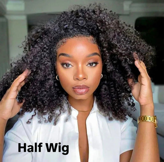 U / V Part and Half Wig