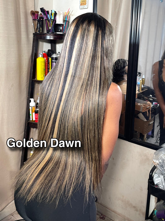 Golden Dawn Glueless Closure Units