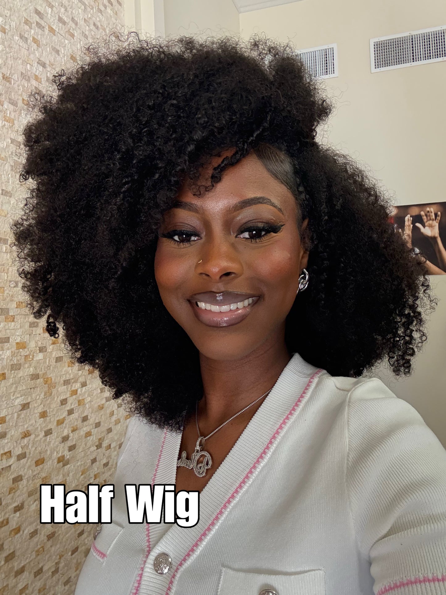 U / V Part and Half Wig