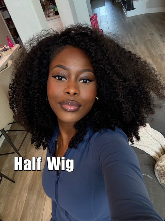 U / V Part and Half Wig
