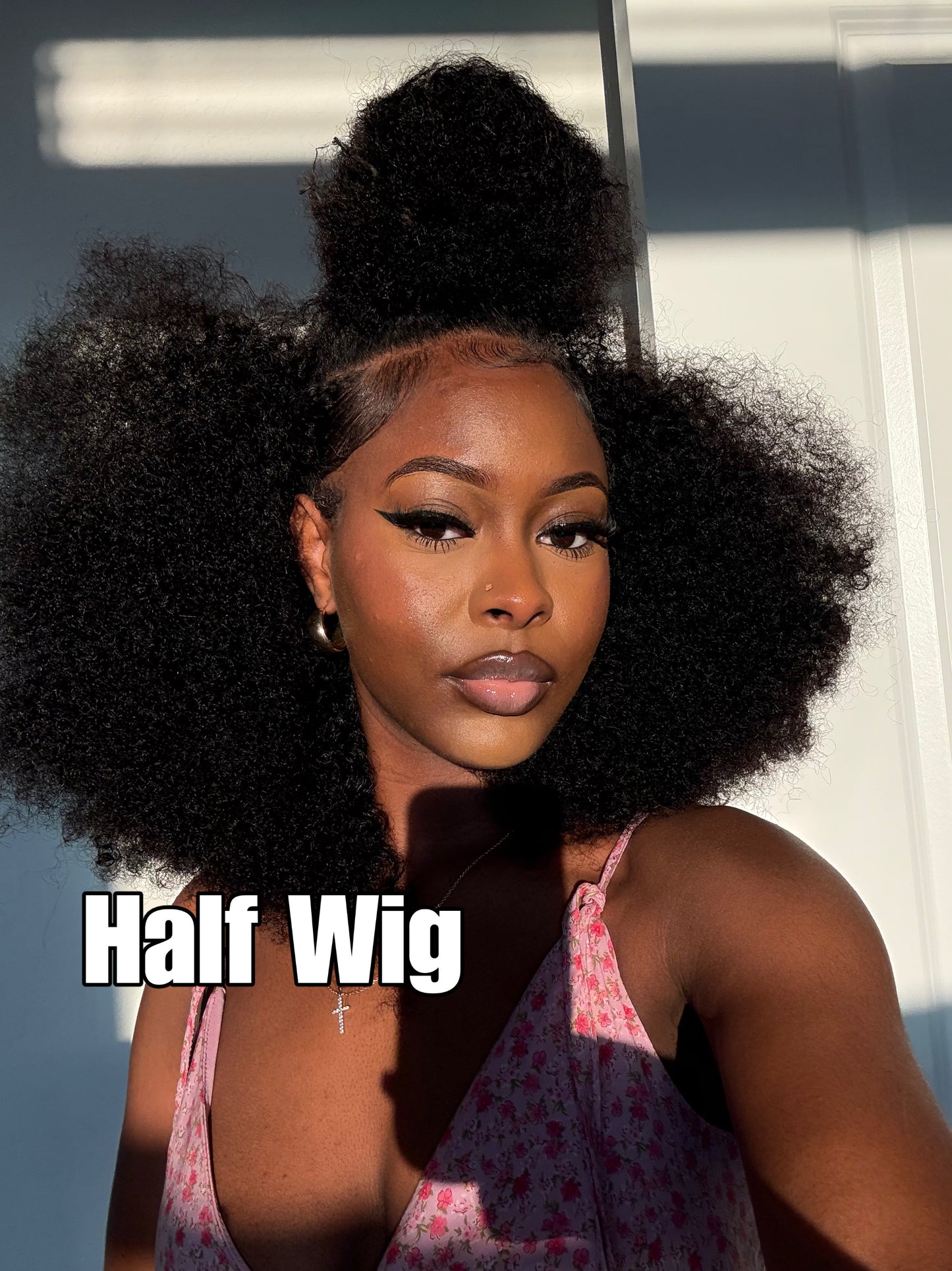 U / V Part and Half Wig