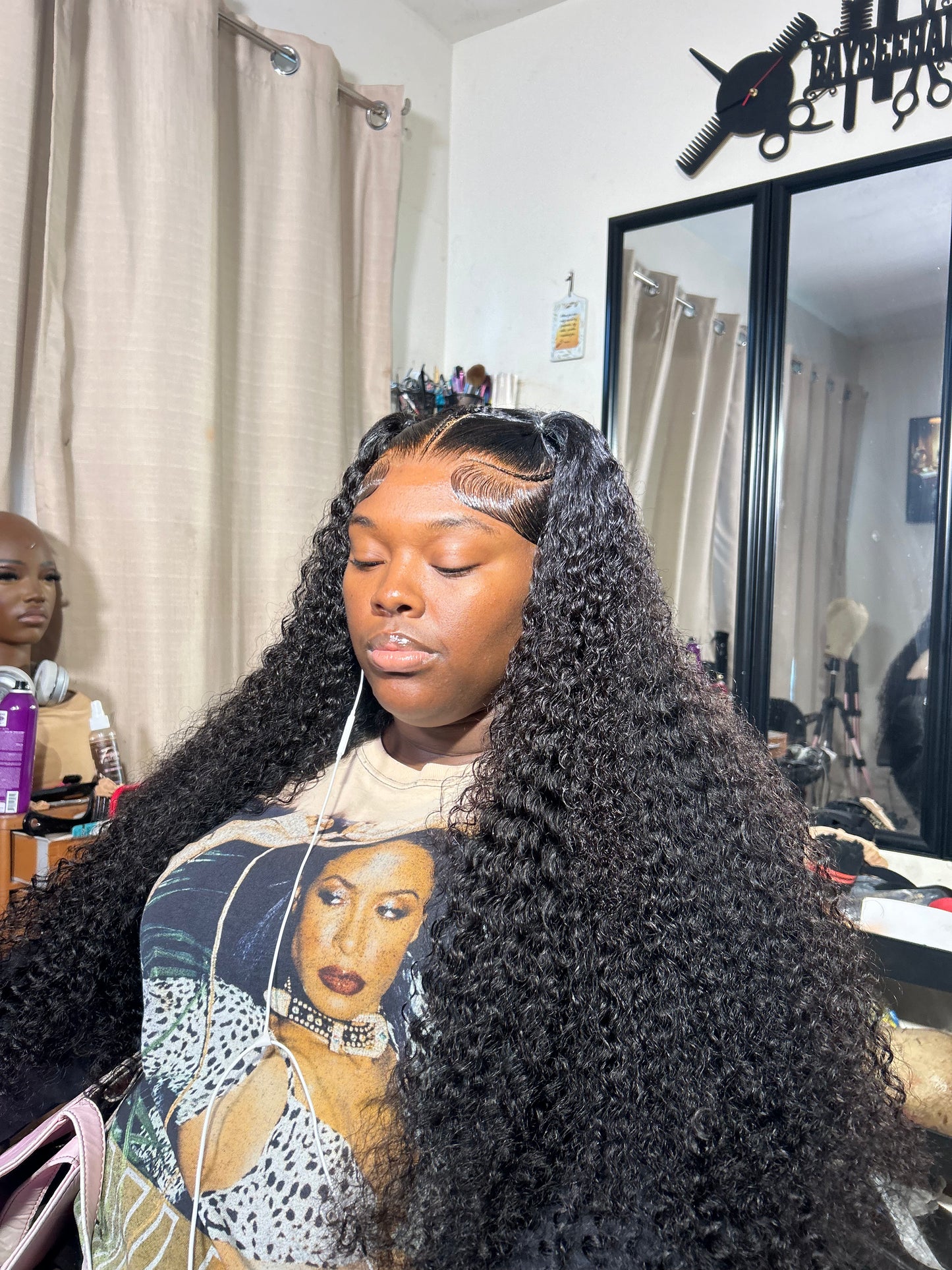 Curly Textured Lace Frontal Wig