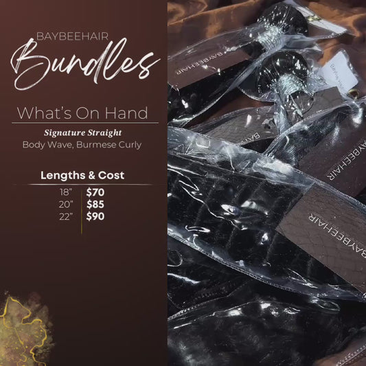On Hand BaybeeHair Bundles